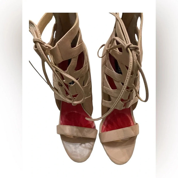 Charles Jourdan 💋 Lace-up Heels.  Gently used and stunning!!! Size 8.5 - Picture 7 of 15